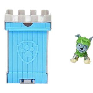 Paw Patrol Rescue Knights Rocky Mini Figure & Castle Mystery Box New